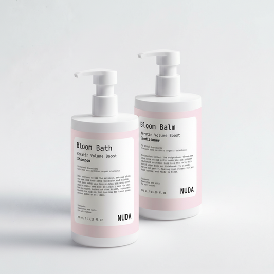 BLOOM VOLUME DUO – Keratin volumizing shampoo and conditioner set by NUDA Hair