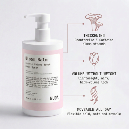 BLOOM BALM formula – keratin and sodium PCA conditioner by NUDA