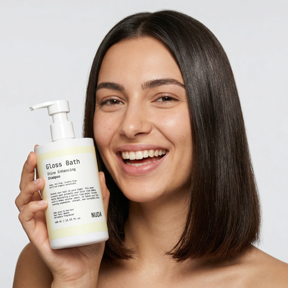 GLOSS BATH lifestyle – glossy hair wash ritual
