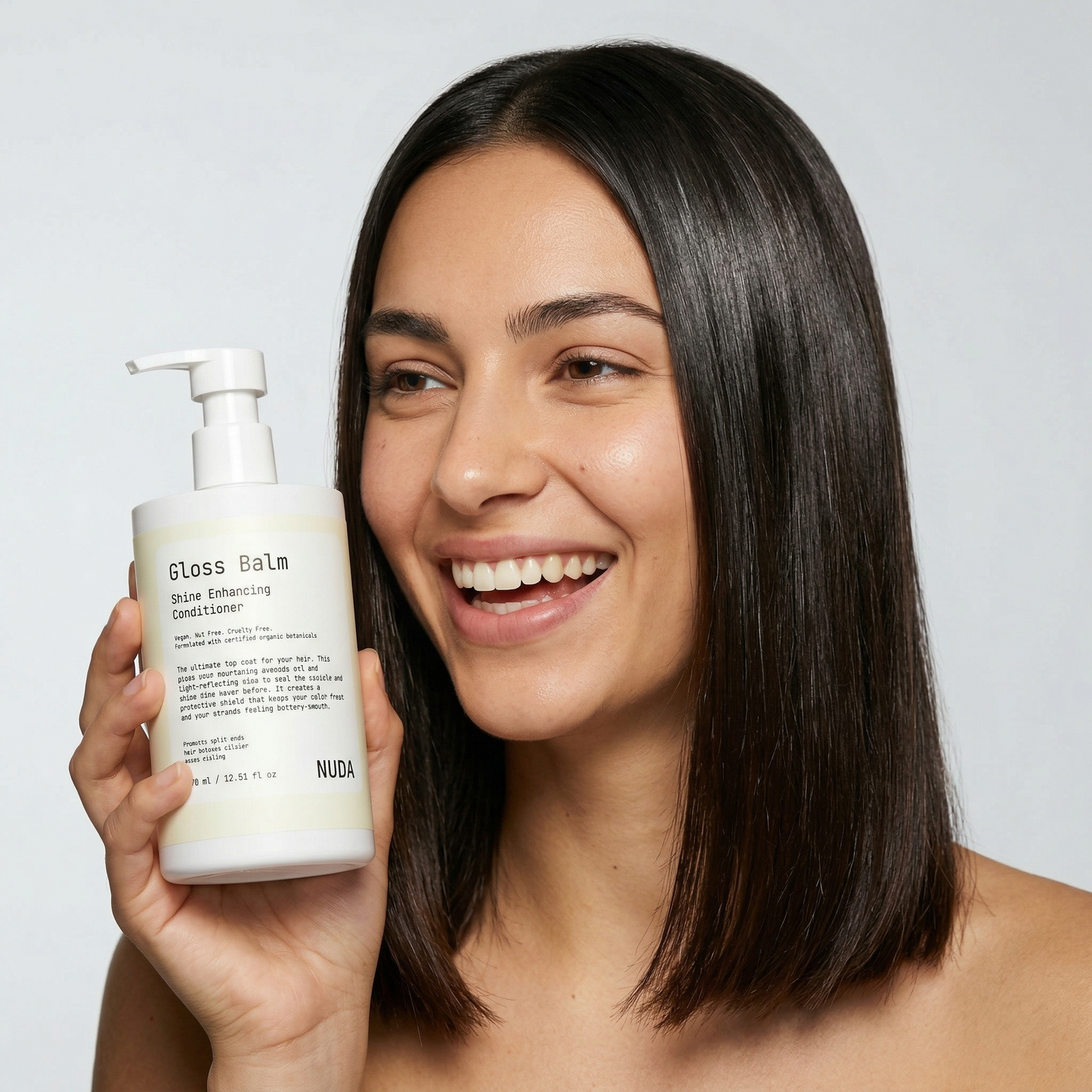 GLOSS BALM lifestyle – silky smooth hair conditioning ritual by NUDA