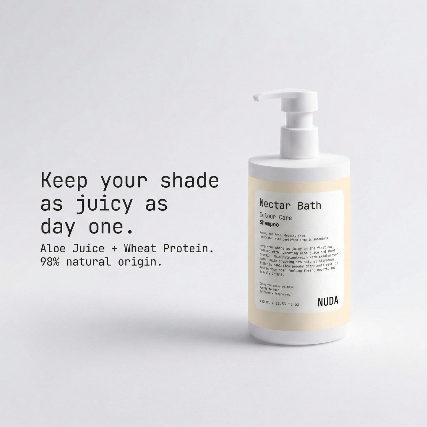 NECTAR BATH – Colour care shampoo by NUDA Hair