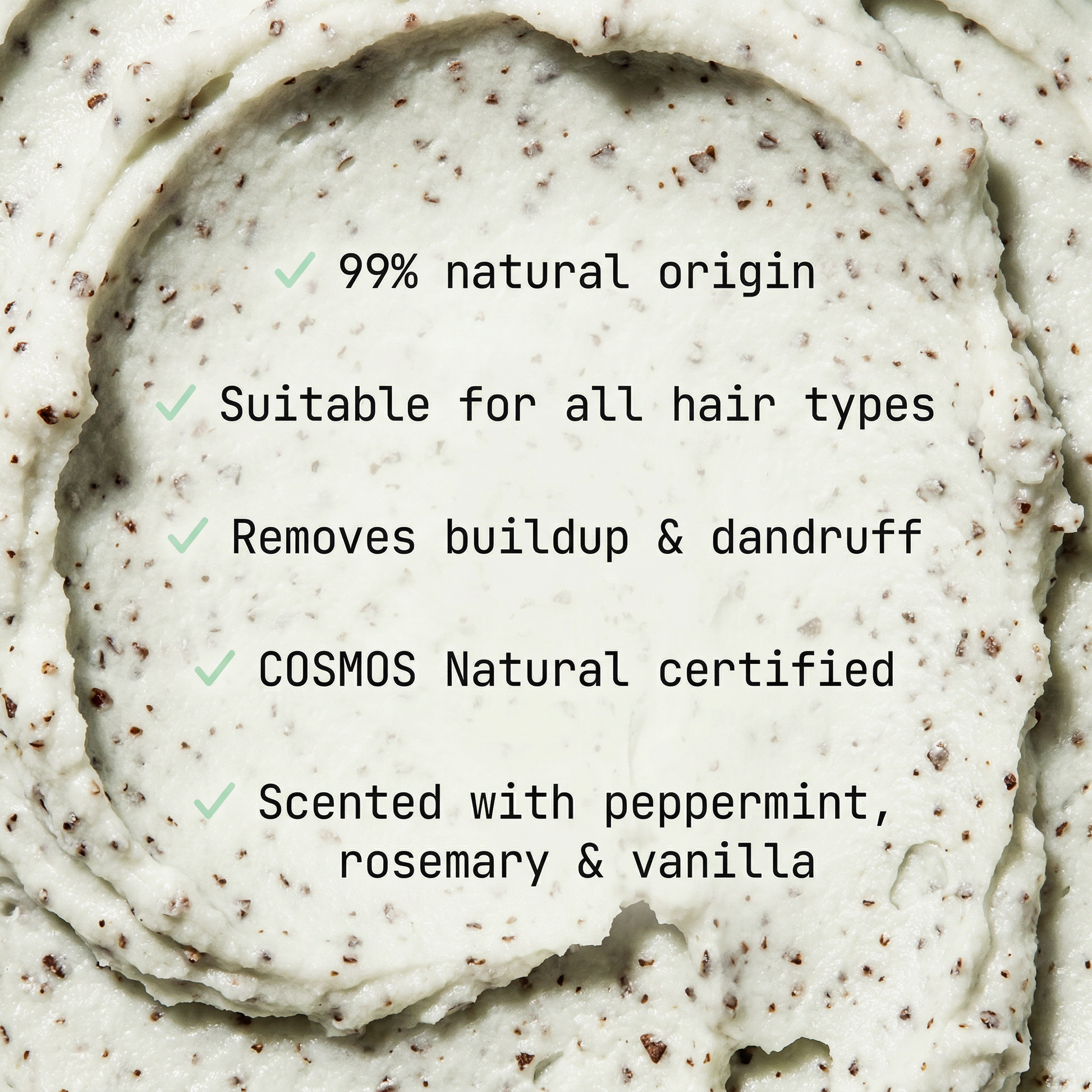 DEEP MINT – Purifying scalp scrub with rosemary oil by NUDA Hair