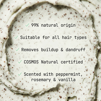 DEEP MINT – Purifying scalp scrub with rosemary oil by NUDA Hair