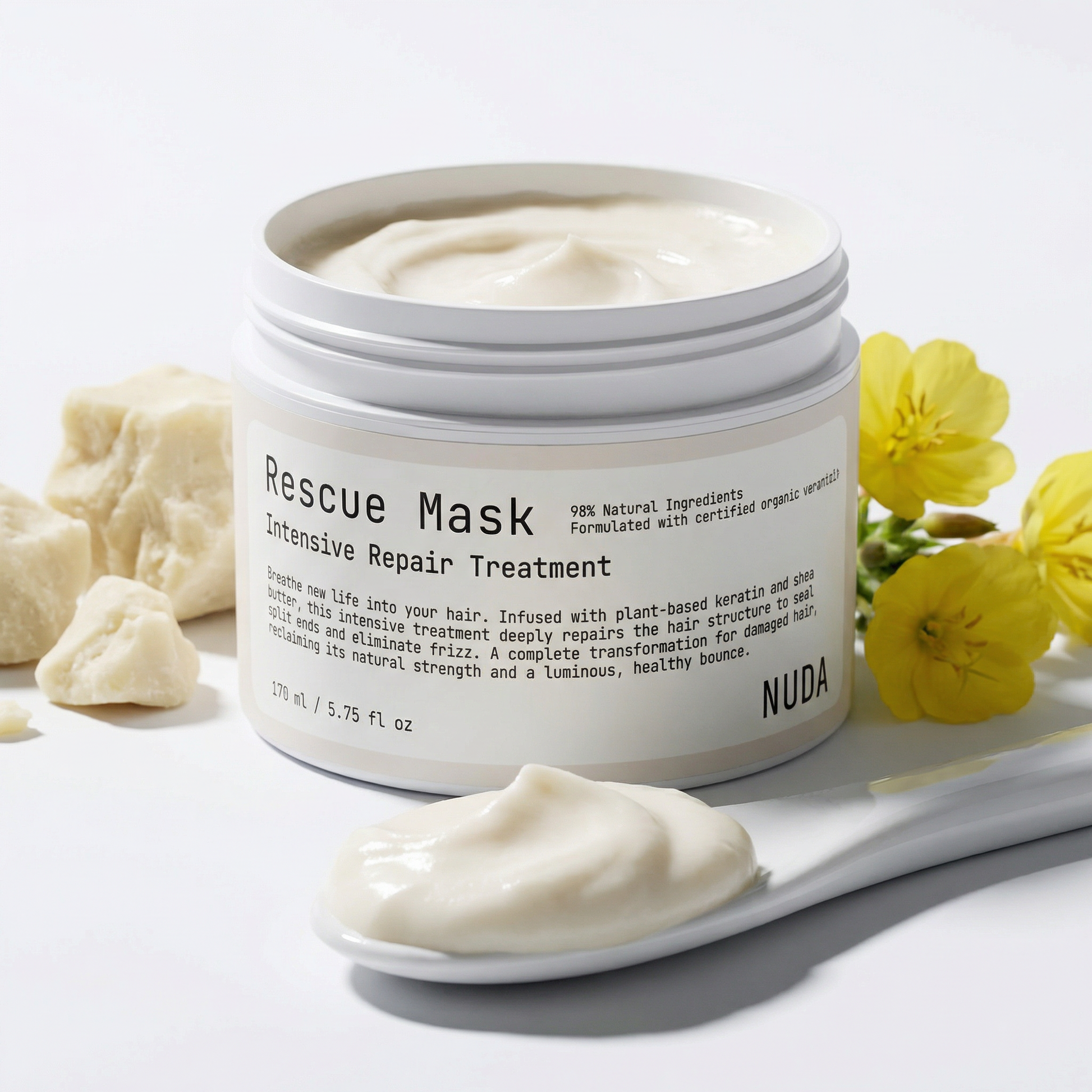 RESCUE MASK jar – deep conditioning keratin and peptide mask