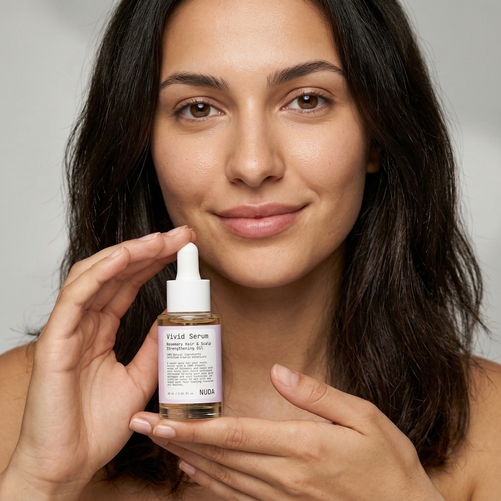 VIVID SERUM – Rosemary hair and scalp strengthening oil by NUDA Hair