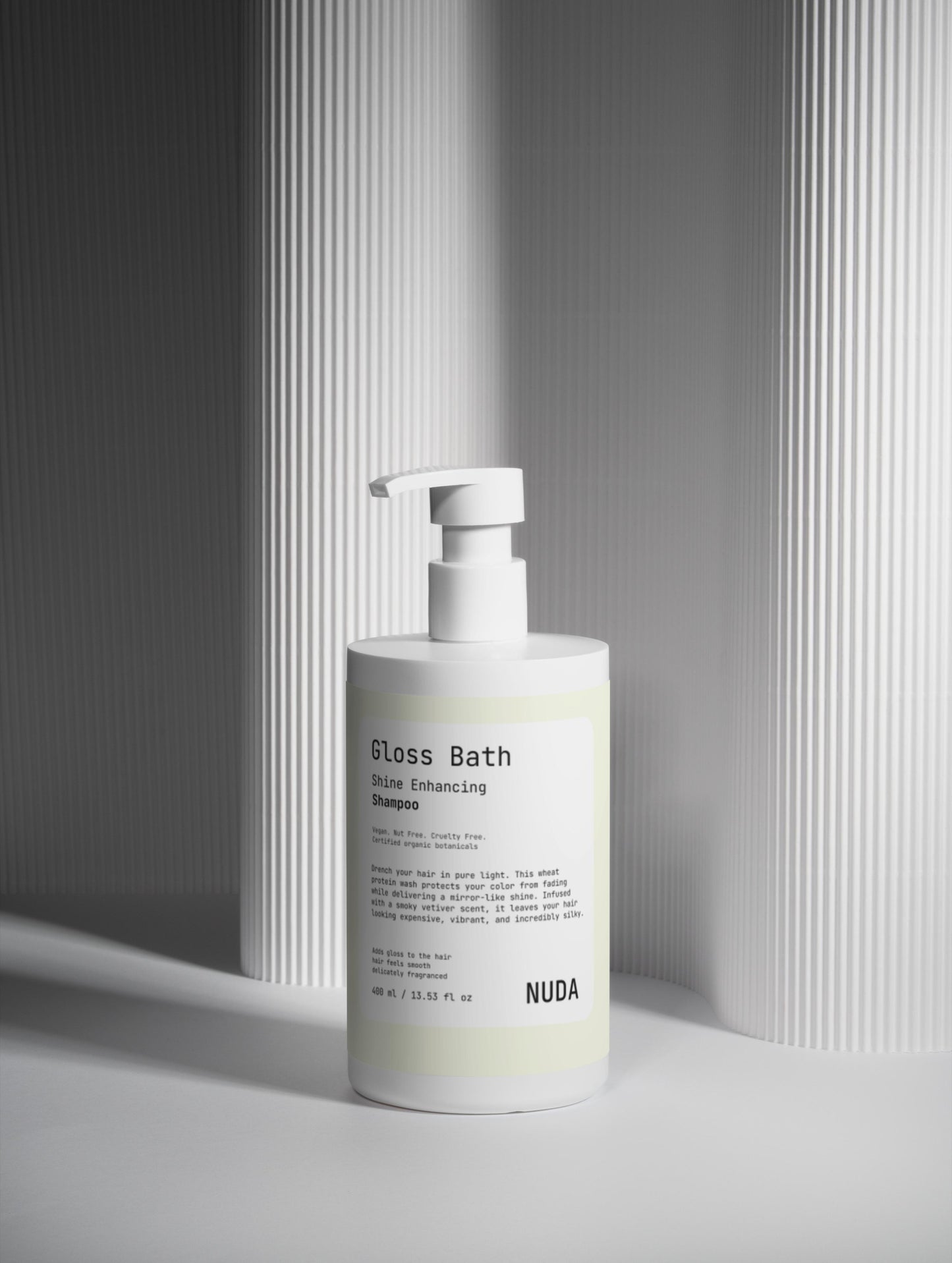 GLOSS BATH – Shine enhancing shampoo by NUDA Hair