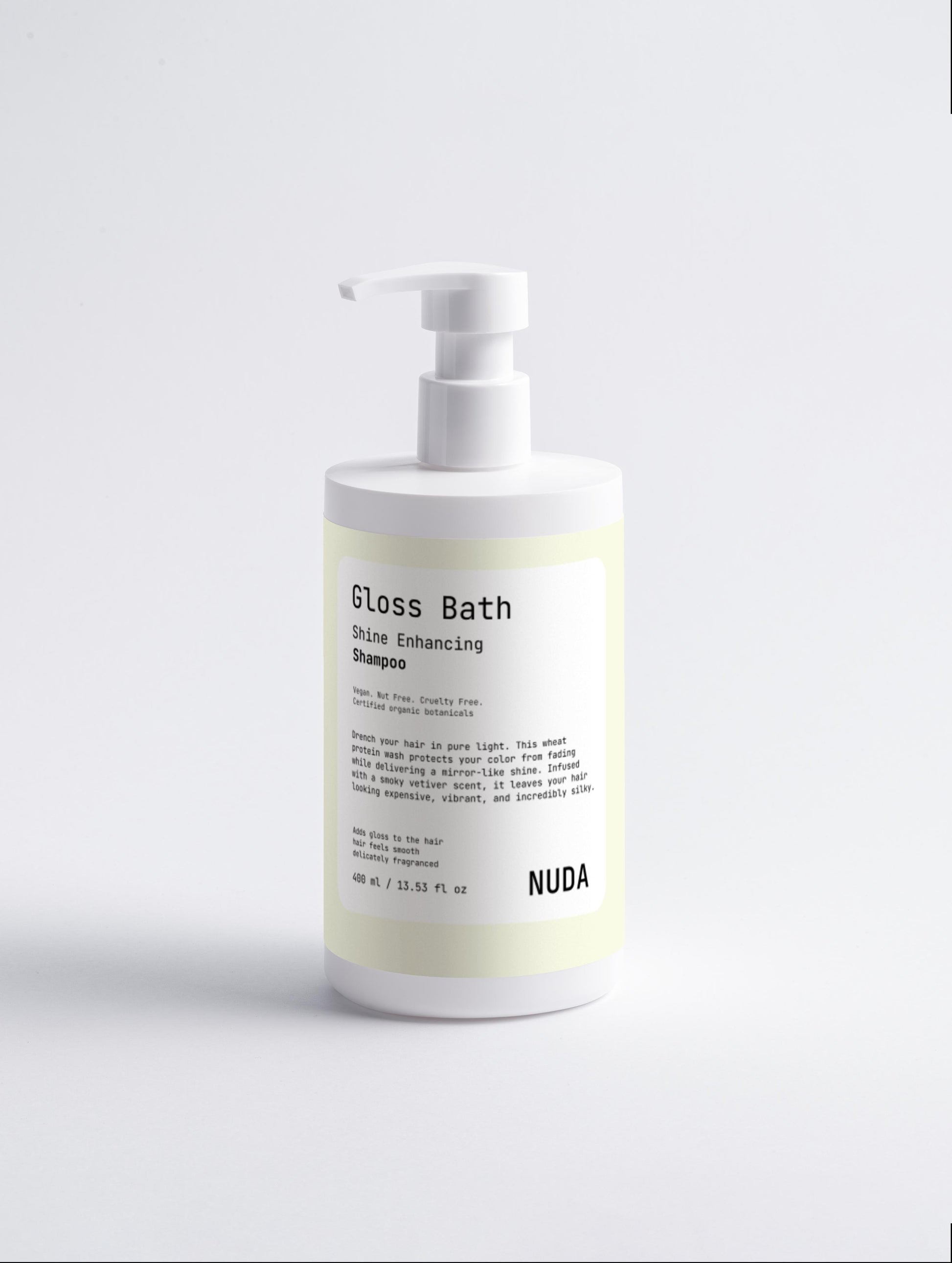 GLOSS BATH – Shine enhancing shampoo by NUDA Hair