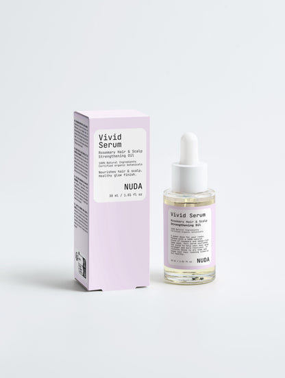 VIVID SERUM – Rosemary hair and scalp strengthening oil by NUDA Hair